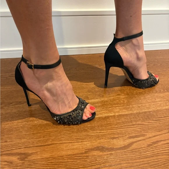 FINAL SALE - Jimmy choo glittery sandals - Picture 3 of 8